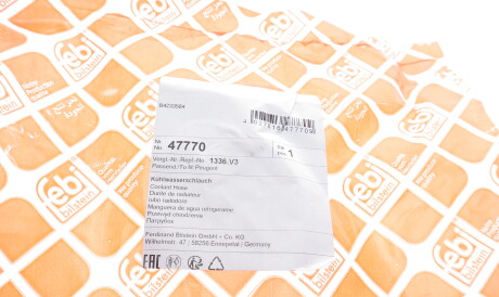 Фото 2 - Патрубок системы охлаждения FEBI BILSTEIN 47770