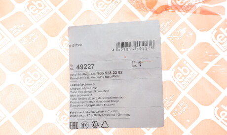 Фото 2 - Патрубок турбіни FEBI BILSTEIN 49227