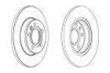 Гальмівний диск PREMIER Coat+ disc - ((701615601A, 701615601B, 701615601, 7D0615601, 7D0615601B)) FERODO DDF1012C (фото 1)