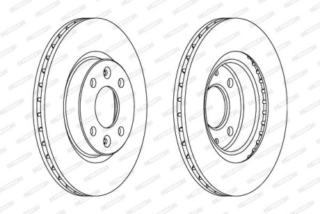 Фото 2 - Гальмівний диск FERODO DDF1096