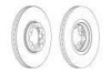 Гальмівний диск PREMIER Coat+ disc - ((1473008, 1520371, 1568654, 1456667, 1738807)) FERODO DDF1113C (фото 1)