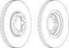 Гальмівний диск PREMIER Coat+ disc - ((1473008, 1520371, 1568654, 1456667, 1738807)) FERODO DDF1113C (фото 2)