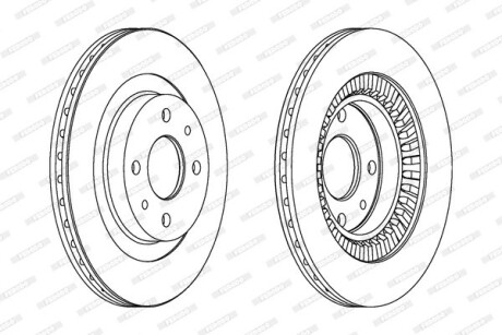 Фото 2 - Тормозной диск FERODO DDF1147