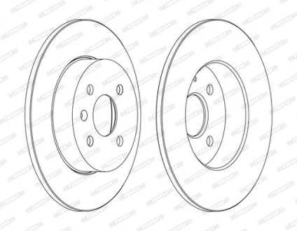 Фото 2 - Тормозной диск FERODO DDF1313C