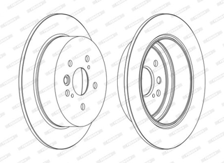 Фото 2 - Тормозной диск FERODO DDF1486C