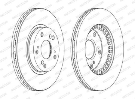 Фото 2 - Тормозной диск FERODO DDF1496C
