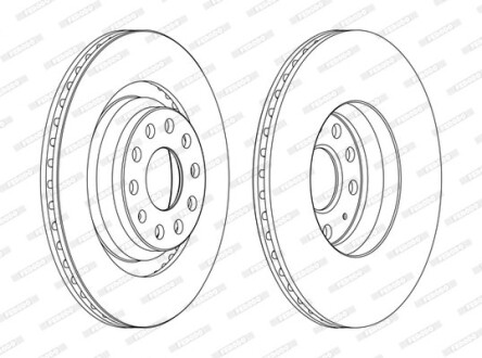 Гальмівний диск - FERODO DDF1503C