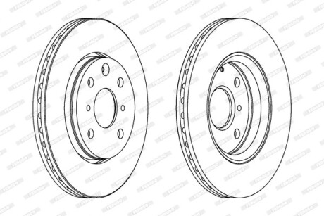 Фото 2 - Тормозной диск FERODO DDF1527C