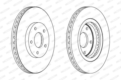 Фото 2 - Тормозной диск FERODO DDF1589