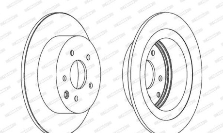 Гальмівний диск - FERODO DDF1590C