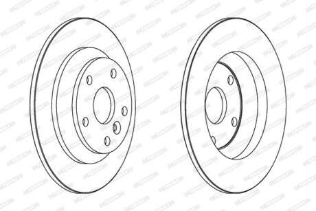 Фото 2 - Тормозной диск FERODO DDF1616