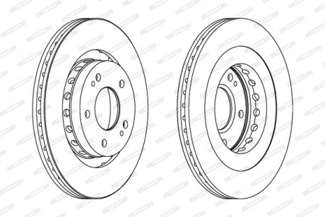 Фото 2 - Тормозной диск FERODO DDF1642