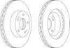 Гальмівний диск PREMIER Coat+ disc - (mn116979, mn116981) FERODO DDF1659C (фото 2)