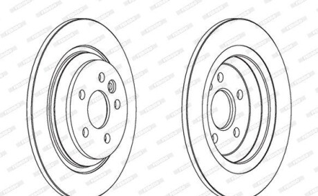 Гальмівний диск - FERODO DDF1720C
