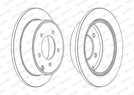 Фото 3 - Тормозной диск FERODO DDF1762C
