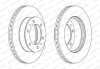 Гальмівний диск - ((435120K070, 435120K060)) FERODO DDF1783C (фото 1)