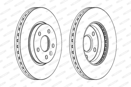 Фото 2 - Гальмівний диск FERODO DDF1869