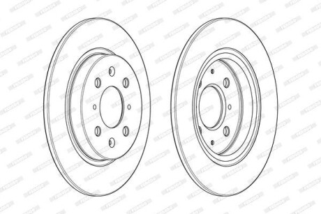 Фото 2 - Тормозной диск FERODO DDF1876C