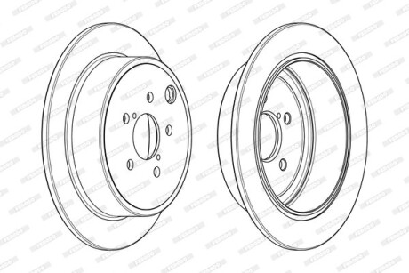 Фото 2 - Тормозной диск FERODO DDF1883C