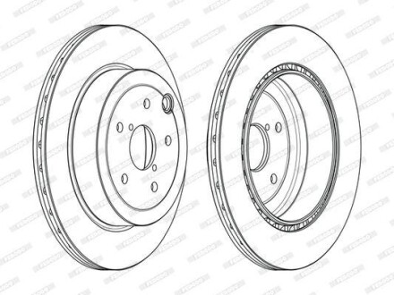 Фото 3 - Гальмівний диск FERODO DDF2140C