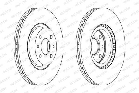 Фото 2 - Гальмівний диск FERODO DDF220