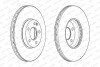 Гальмівний диск - ((2464211112, 2464210012)) FERODO DDF2334C1 (фото 1)