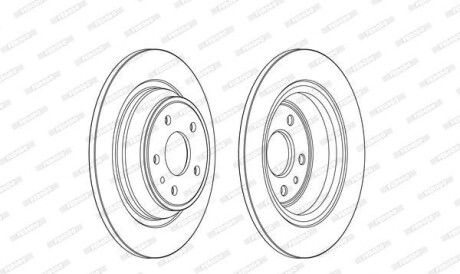 Гальмівний диск - (2016293, 5202204, 5322977) FERODO DDF2338C