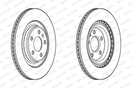 Фото 2 - Тормозной диск FERODO DDF2383C