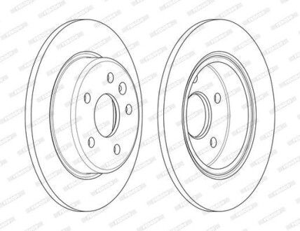Фото 2 - Гальмівний диск FERODO DDF2426C