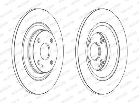 Гальмівний диск - FERODO DDF2593C