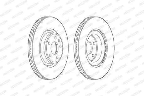 Гальмівний диск - FERODO DDF2597C1