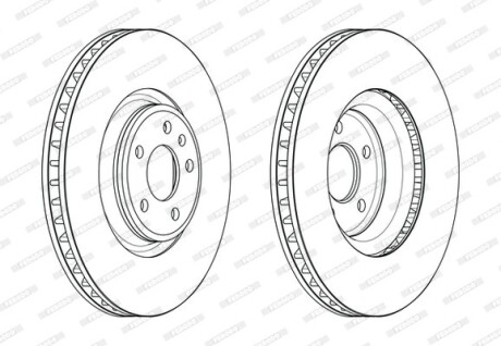 Диск гальмівний - FERODO DDF2598C-1