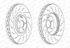 Гальмівний диск - ((0004211712, 2184210212)) FERODO DDF2610C1 (фото 2)