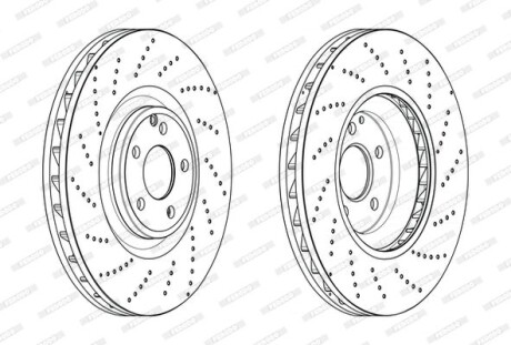 Фото 2 - Тормозной диск FERODO DDF2610C1