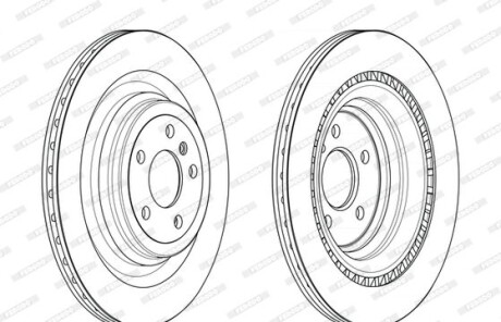 Фото 2 - Тормозной диск FERODO DDF2630C