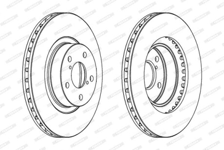 Фото 2 - Гальмівний диск FERODO DDF679C