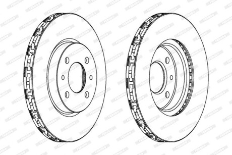 Фото 2 - Гальмівний диск FERODO DDF762
