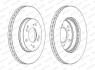 Гальмівний диск - ((45251SZ3E00, 45251SZ3000, 45251SP0000, 45251S2HN00)) FERODO DDF829C (фото 1)