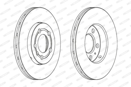 Фото 2 - Тормозной диск FERODO DDF927