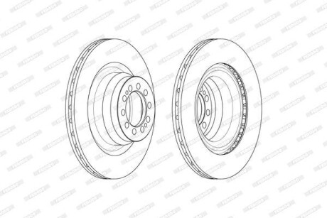 Гальмівний диск - FERODO FCR371A