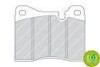 Комплект гальмівних колодок передн, BMW 2500-3.3 (E3), 2.5-3.2 (E9), 5 (E12), 5 (E28), 6 (E24), 7 (E23) LAMBORGHINI JALPA MASERATI BITURBO, BITURBO SPYDER 1.8-3.5 10.68-12.94 - ((34111117979, 34111119177, 34111152656, 34111159216, 34111159257)) FERODO FDB163 (фото 1)