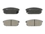 Гальмівні колодки зад. Kia Sorento 02- (sumitomo) - ((583023ED00, 583023ED01, 583023EE00)) FERODO FDB1736 (фото 1)