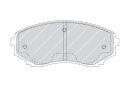 Комплект гальмівних колодок передн, MAZDA E, MPV I, MPV II 2.0-3.0 11.88-12.06 - ((LCY23329ZA, LDY73328ZA)) FERODO FDB1757