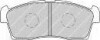 Комплект гальмівних колодок передн, CITROEN C-ZERO HONDA CIVIC III MITSUBISHI I PEUGEOT ION SUZUKI ALTO VI, SWIFT II 1.0-Electric 10.83- - ((1610275680, 1606225680, 5581076G10, 5581076G10000, 55810M76G01)) FERODO FDB1812 (фото 3)