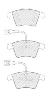 Фото 4 - Гальмівні колодки FERODO FDB1826