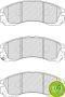 Комплект гальмівних колодок передн, CITROEN C-CROSSER, C-CROSSER ENTERPRISE MITSUBISHI 3000 GT, DELICA / SPACE GEAR, L200, PAJERO I PEUGEOT 4007 2.0-3.0 11.89- - FERODO FDB1993