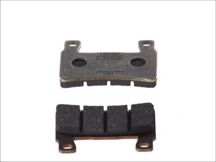 Гальмівні колодки передн, призначення: шосейне, матеріал: platinum-P, 55,1x74x9мм HONDA CBR KAWASAKI ZX-6R 600/636/900 1998-2019 - FERODO FDB2079P