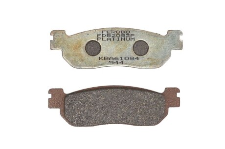 Гальмівні колодки Нижн/задн, призначення: шосейне, матеріал: platinum-P, 31x99,8x9мм ITALJET JUPITER LINHAI MAIN STREET, MONARCH MBK YP YAMAHA TW, XG, XT, YP, YZF-R1, YZF-R6 125-1000 1998-2016 - FERODO FDB2083P