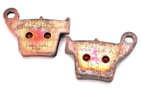 Гальмівні колодки Нижн/задн, призначення: позашляховики, матеріал: агломерат-SG, 11x60,2x9,5мм FANTIC CABALLERO HONDA CR, CRF 125/250/450 2002-2019 - FERODO FDB2139SG
