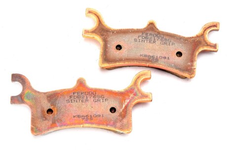 Гальмівні колодки задн, призначення: позашляховики, матеріал: агломерат-SG, 41,9x91x8,3мм POLARIS SCRAMBLER, SPORTSMAN, TRAIL BLAZER, TRAIL BOSS, XPEDITION 250-800 2002-2010 - FERODO FDB2176SG